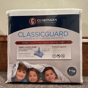 Guardsman Classicguard Terry Cloth Mattress Protector SIZE FULL